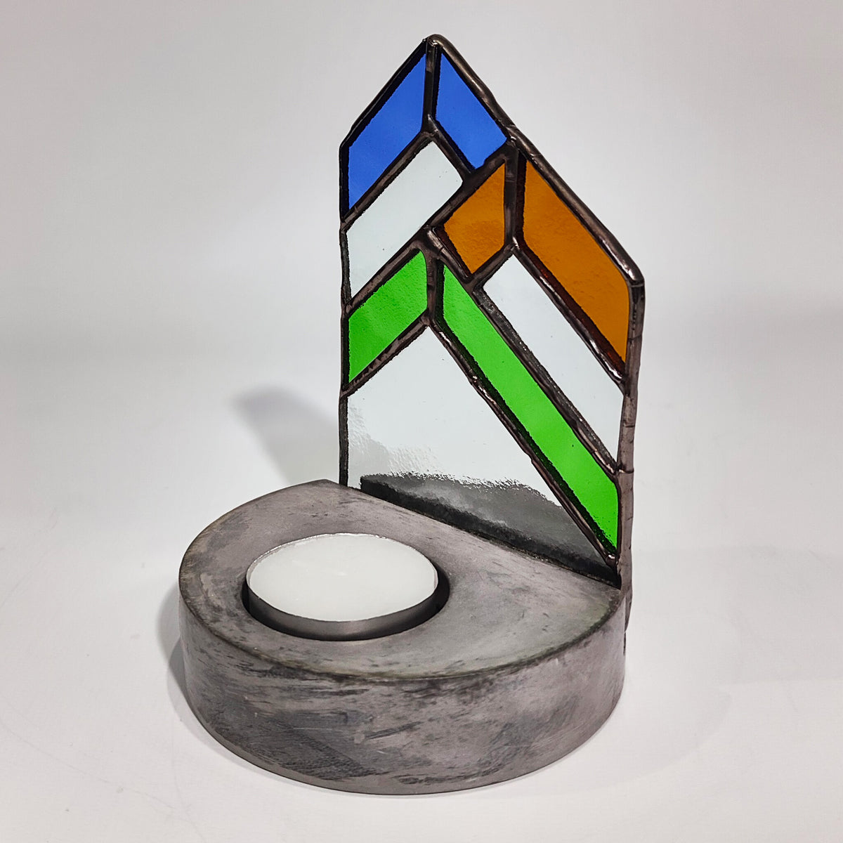 City Lights - Stained Glass Tealight Holder