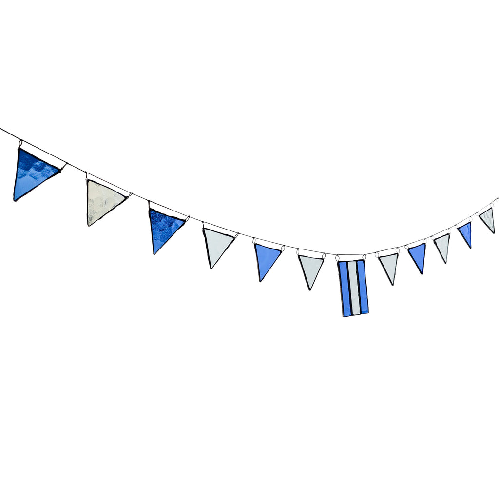 Argentine Flag Stained Glass Garland