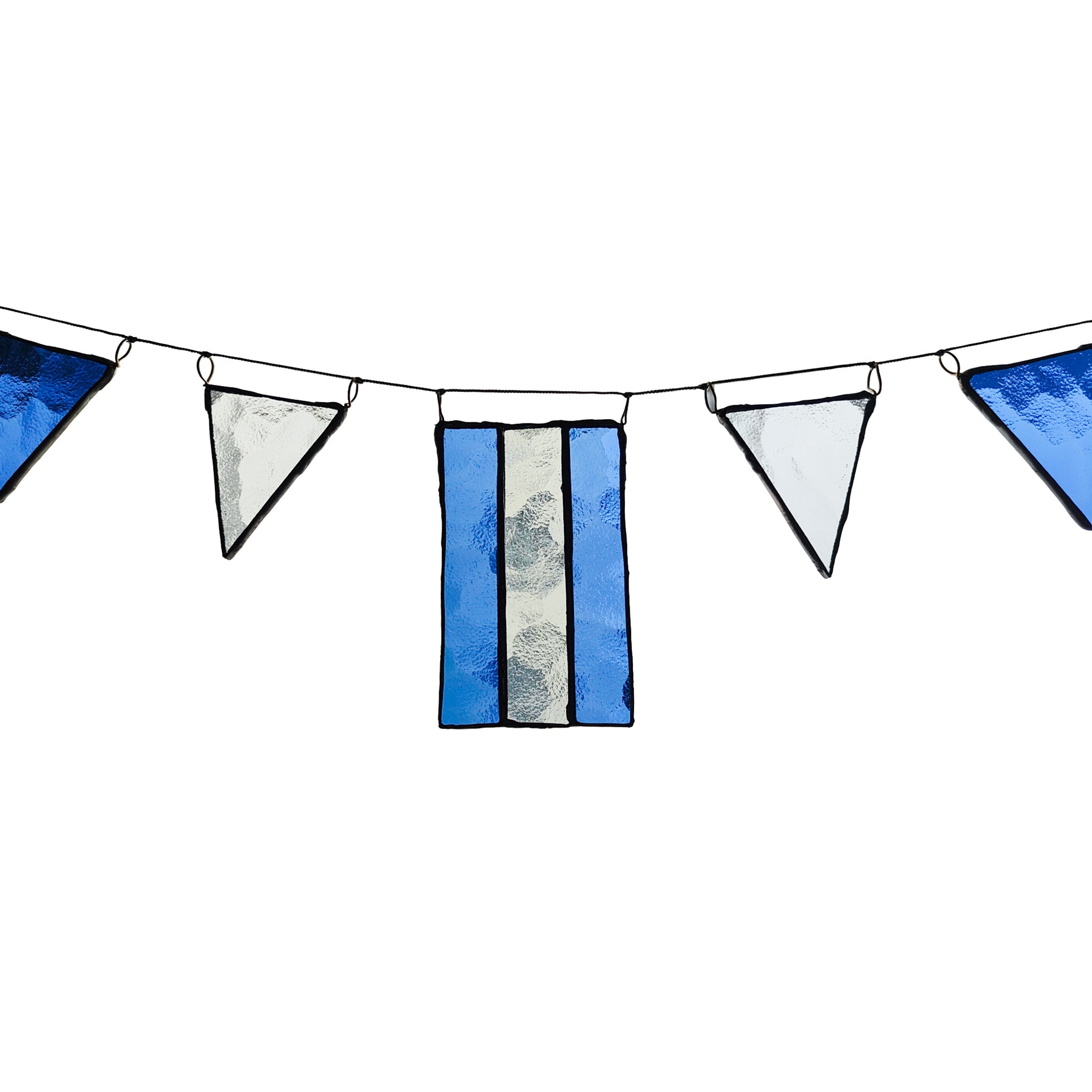 Argentine Flag Stained Glass Garland