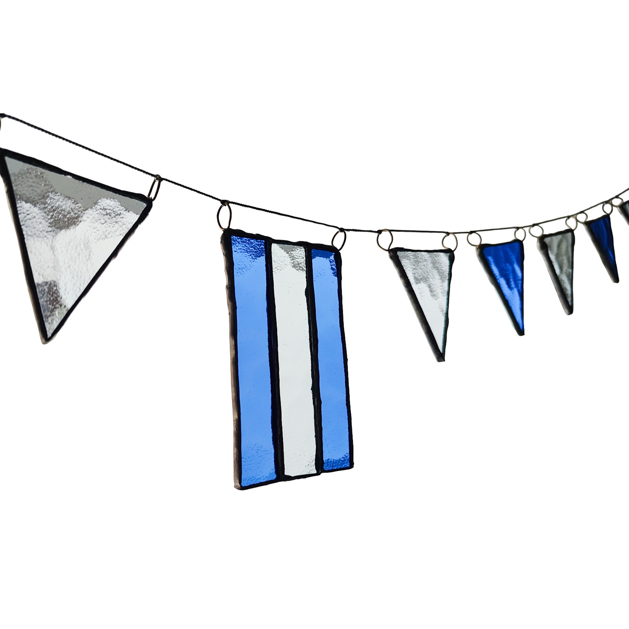 Argentine Flag Stained Glass Garland