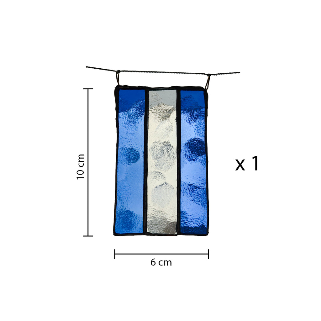 Argentine Flag Stained Glass Garland