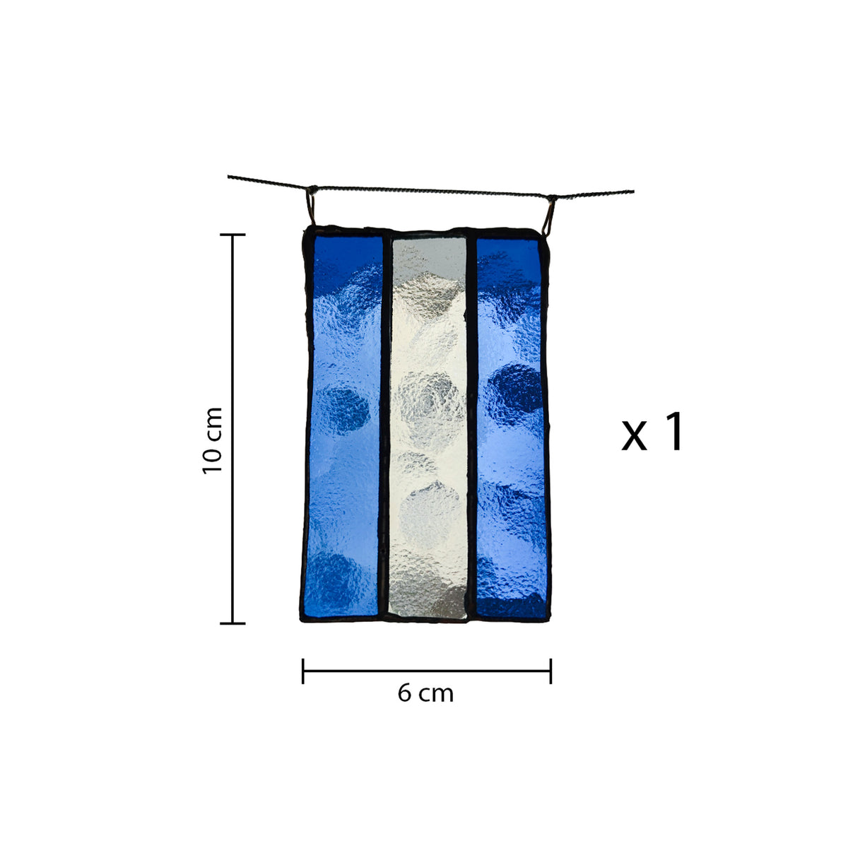 Argentine Flag Stained Glass Garland