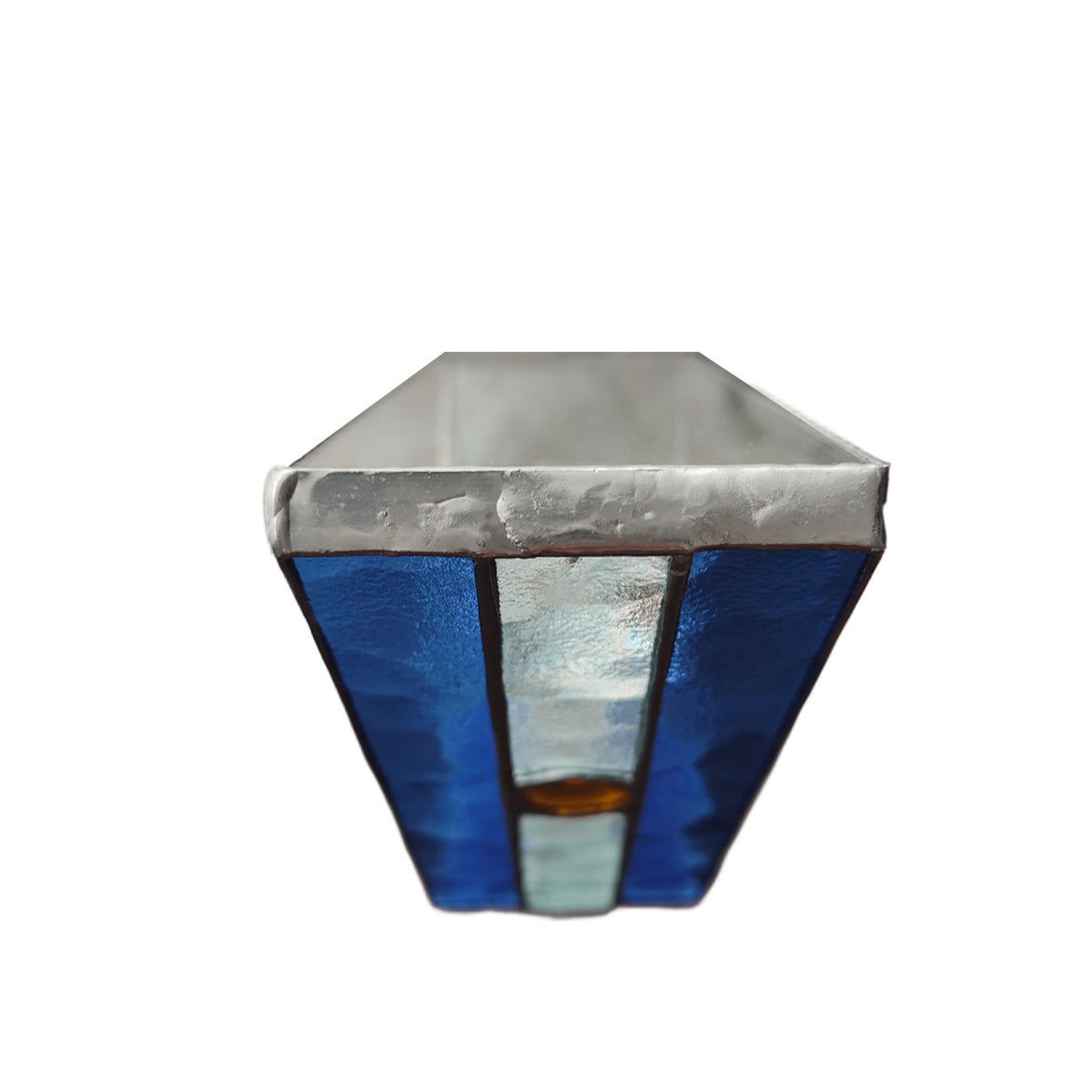 Triangular Argentine Flag Stained Glass Suncatcher