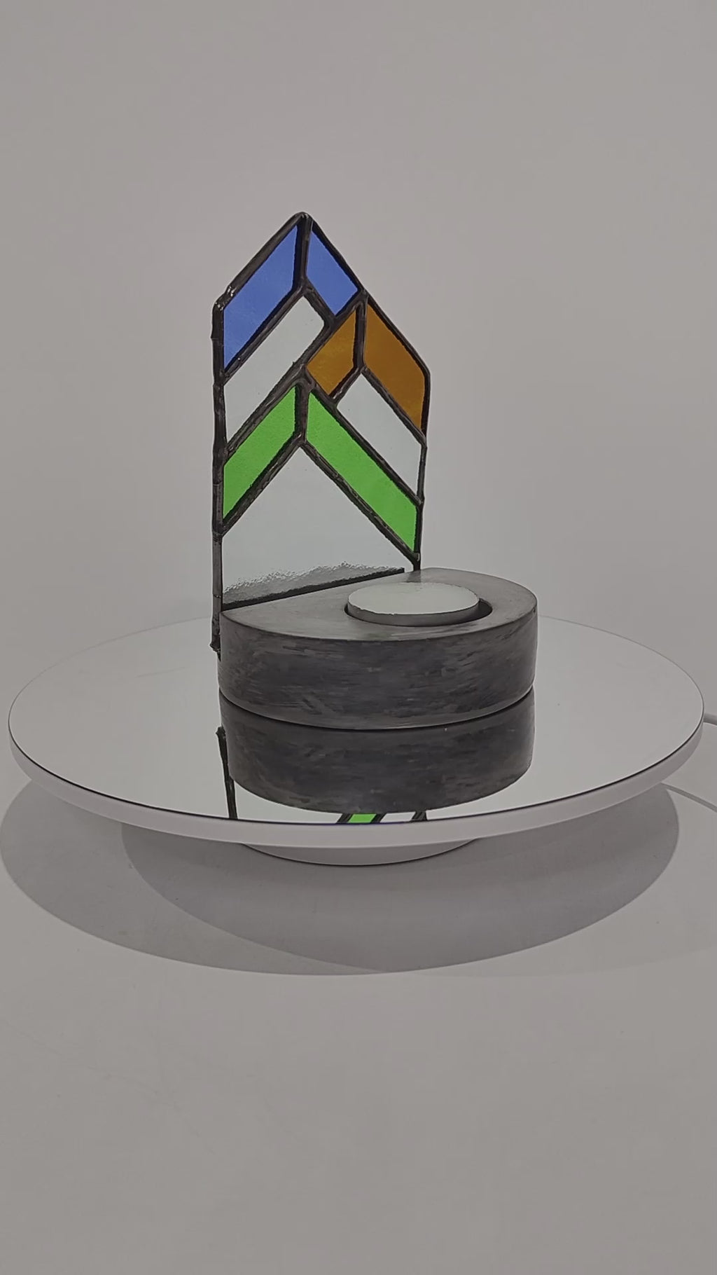 City Lights - Stained Glass Tealight Holder
