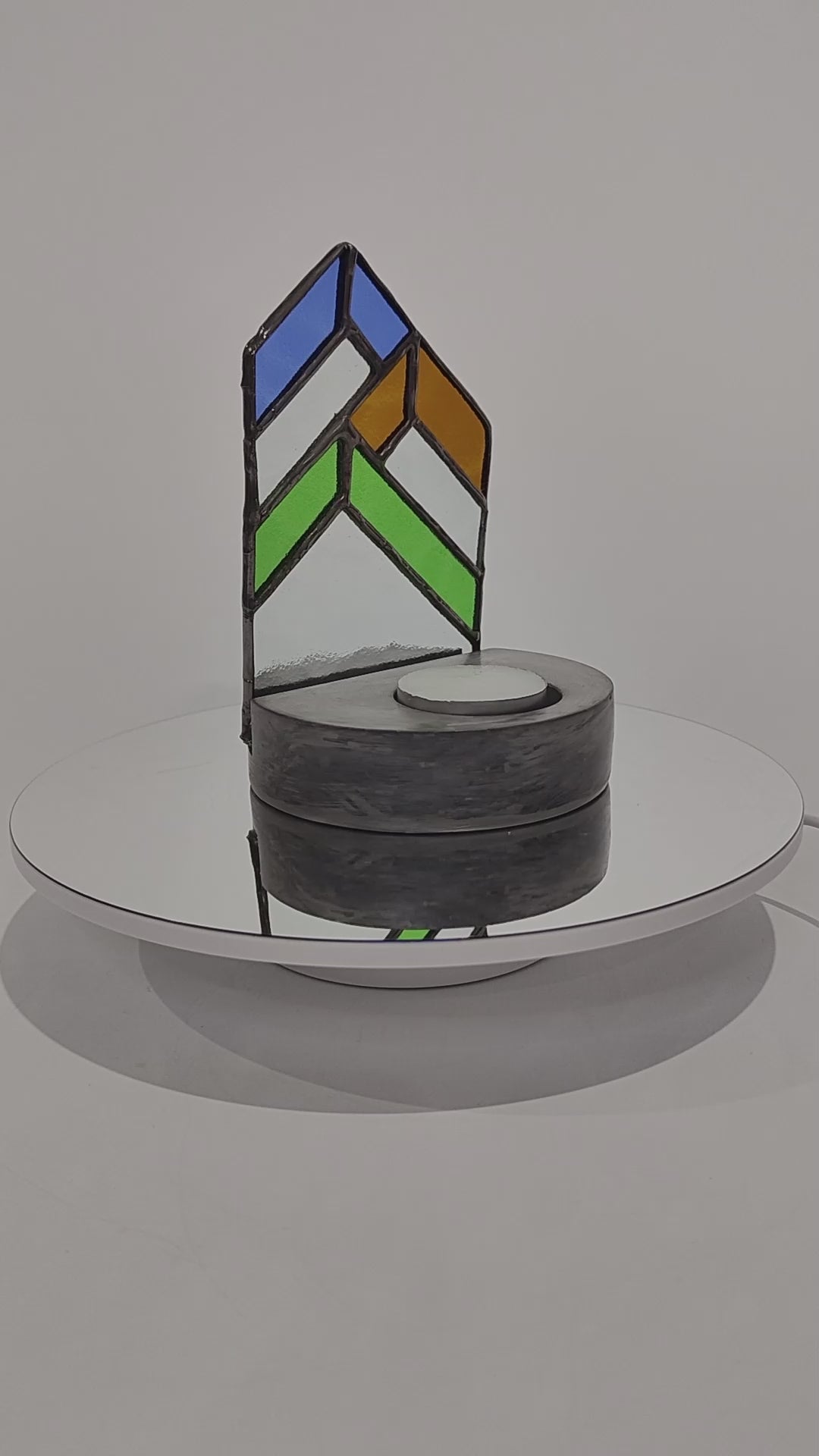 City Lights - Stained Glass Tealight Holder