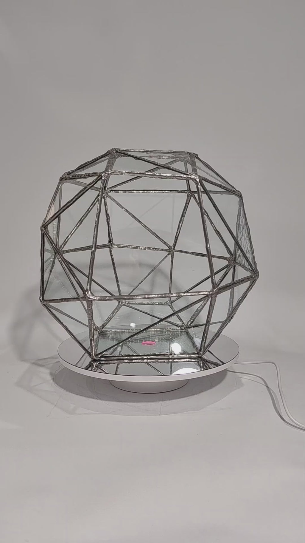 Rocky’s Dome Stained Glass Open Terrarium