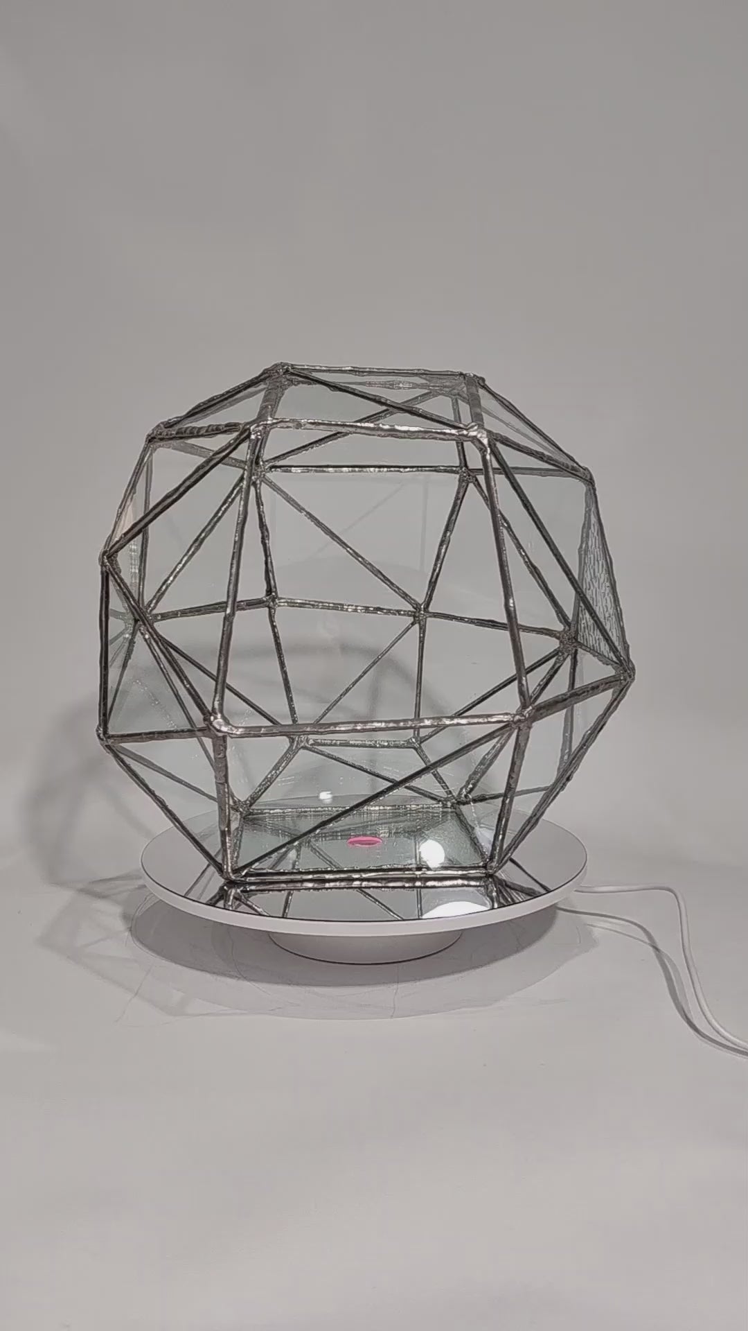 Rocky’s Dome Stained Glass Open Terrarium